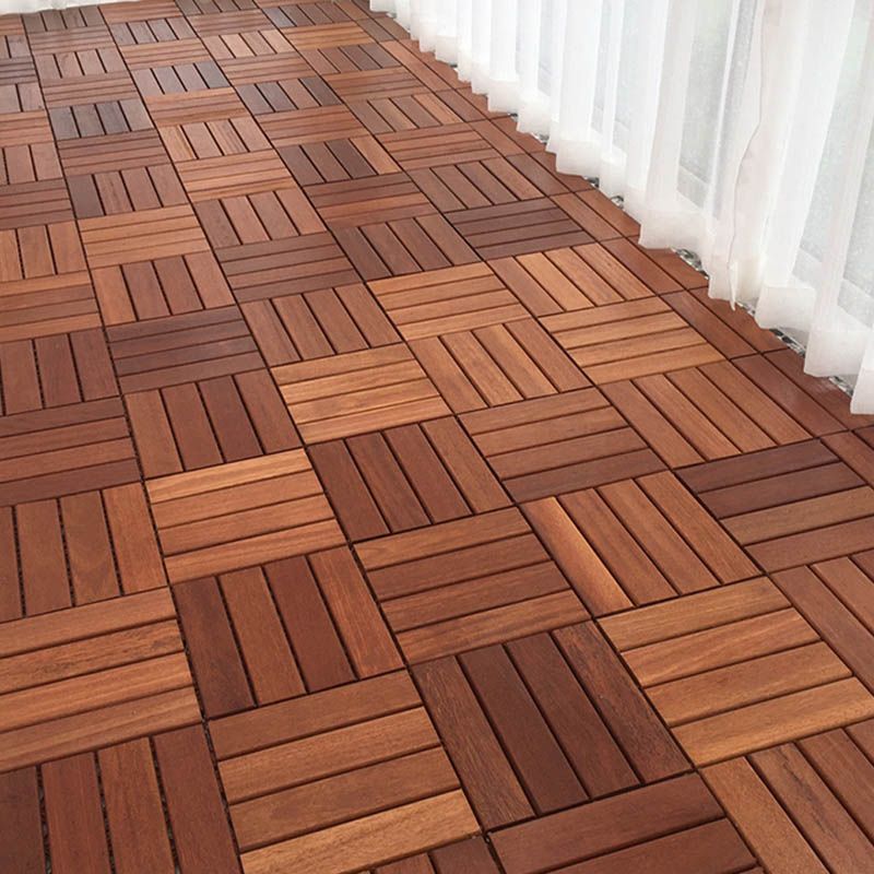 Classical Decking Tiles Natural Wood Waterproof Smooth Outdoor Flooring Clearhalo 'Home Improvement' 'home_improvement' 'home_improvement_outdoor_deck_tiles_planks' 'Outdoor Deck Tiles & Planks' 'Outdoor Flooring & Tile' 'Outdoor Remodel' 'outdoor_deck_tiles_planks' 1200x1200_51998876-8abd-4843-b539-e2ea1348c265
