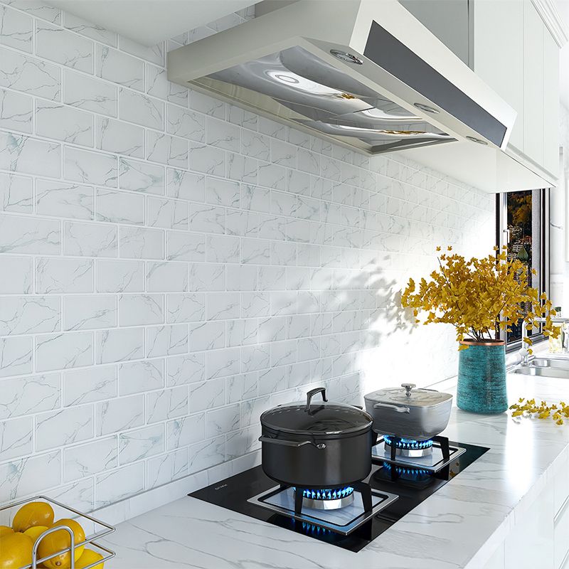 Water Resistant Tile Square Peel & Stick Tile for Kitchen Backsplash Clearhalo 'Flooring 'Home Improvement' 'home_improvement' 'home_improvement_peel_stick_blacksplash' 'Peel & Stick Backsplash Tile' 'peel_stick_blacksplash' 'Walls & Ceilings' Walls and Ceiling' 1200x1200_51a53b22-2e19-4f7a-a853-1a62f74a19f0