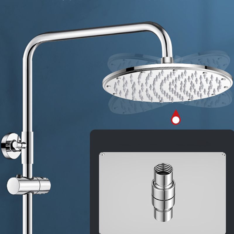 Fixed Square Shower Head Standard Spray Pattern Large Shower Head Clearhalo 'Bathroom Remodel & Bathroom Fixtures' 'Home Improvement' 'home_improvement' 'home_improvement_shower_heads' 'Shower Heads' 'shower_heads' 'Showers & Bathtubs Plumbing' 'Showers & Bathtubs' 1200x1200_51a774e6-a92c-4a36-81b9-c860d2264740
