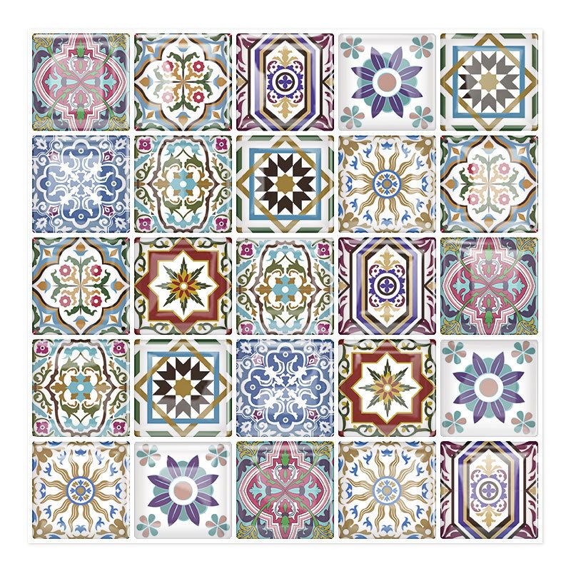 12"x 12" Resin Mosaic Tile Square Peel and Stick Tile for Backsplash & Wall Tile Clearhalo 'Flooring 'Home Improvement' 'home_improvement' 'home_improvement_peel_stick_blacksplash' 'Peel & Stick Backsplash Tile' 'peel_stick_blacksplash' 'Walls & Ceilings' Walls and Ceiling' 1200x1200_51b07902-69e3-4713-a104-9337415de64d