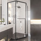 Pivot Transparent Shower Bath Door Tempered Semi-Frameless Shower Door Clearhalo 'Bathroom Remodel & Bathroom Fixtures' 'Home Improvement' 'home_improvement' 'home_improvement_shower_tub_doors' 'Shower and Tub Doors' 'shower_tub_doors' 'Showers & Bathtubs' 1200x1200_51c2f711-d633-49bc-9157-ee449db9c45c
