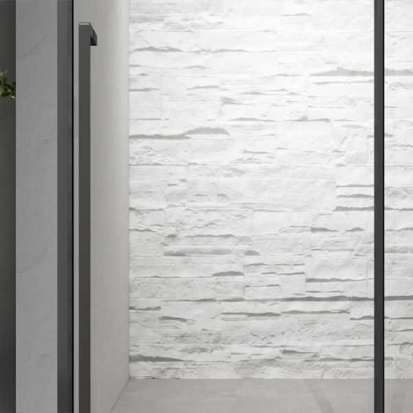 Semi Frameless Shower Doors Scratch Resistant Single Sliding Shower Doors Clearhalo 'Bathroom Remodel & Bathroom Fixtures' 'Home Improvement' 'home_improvement' 'home_improvement_shower_tub_doors' 'Shower and Tub Doors' 'shower_tub_doors' 'Showers & Bathtubs' 1200x1200_51d8194f-8aae-446f-904f-14a964b06778
