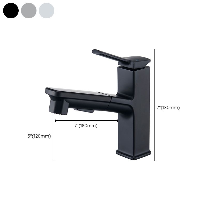 Modern Vessel Faucet Copper Pure Color Single Handle Vessel Faucet Clearhalo 'Bathroom Remodel & Bathroom Fixtures' 'Bathroom Sink Faucets' 'Bathroom Sinks & Faucet Components' 'bathroom_sink_faucets' 'Home Improvement' 'home_improvement' 'home_improvement_bathroom_sink_faucets' 1200x1200_51ed4551-c2e1-4fb2-90d8-3d3ebd09a34f