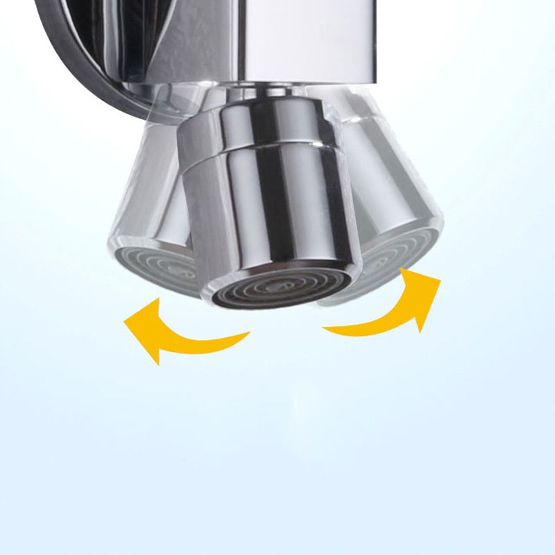 Contemporary Wall Mounted Bathroom Faucet Knob Handle Solid Brass Circular Faucet Clearhalo 'Bathroom Remodel & Bathroom Fixtures' 'Bathroom Sink Faucets' 'Bathroom Sinks & Faucet Components' 'bathroom_sink_faucets' 'Home Improvement' 'home_improvement' 'home_improvement_bathroom_sink_faucets' 1200x1200_51eeb084-ba65-423d-bb82-5e3140ce5bad