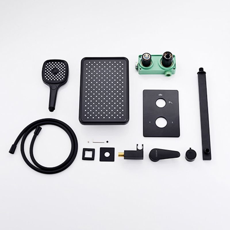 Modern Style Shower System Spot Resist Copper Wall Mounted Shower System Clearhalo 'Bathroom Remodel & Bathroom Fixtures' 'Home Improvement' 'home_improvement' 'home_improvement_shower_faucets' 'Shower Faucets & Systems' 'shower_faucets' 'Showers & Bathtubs Plumbing' 'Showers & Bathtubs' 1200x1200_52390368-fa50-45cf-9d5b-06992bb830ca