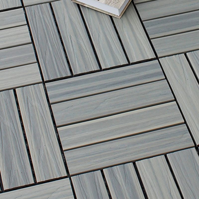 12" X 12"4-Slat Square PVC Flooring Tiles Interlocking Installation Floor Board Tiles Clearhalo 'Home Improvement' 'home_improvement' 'home_improvement_outdoor_deck_tiles_planks' 'Outdoor Deck Tiles & Planks' 'Outdoor Flooring & Tile' 'Outdoor Remodel' 'outdoor_deck_tiles_planks' 1200x1200_524d65b2-825a-46ab-9079-12a094d05ef5