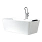 Modern Acrylic Home Bathtub Rectangular Freestanding Bath Tub in White Clearhalo 'Bathroom Remodel & Bathroom Fixtures' 'Bathtubs' 'Home Improvement' 'home_improvement' 'home_improvement_bathtubs' 'Showers & Bathtubs' 1200x1200_52569a58-b84d-4c88-859c-cf8d5c1b2446