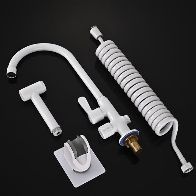 Single Cold Faucet Solid Color High Arc Deck Mounted Bathtub Faucet Clearhalo 'Bathroom Remodel & Bathroom Fixtures' 'Bathtub Faucets' 'bathtub_faucets' 'Home Improvement' 'home_improvement' 'home_improvement_bathtub_faucets' 1200x1200_5258c7f6-8b86-4262-b2fb-325f5a97d27c