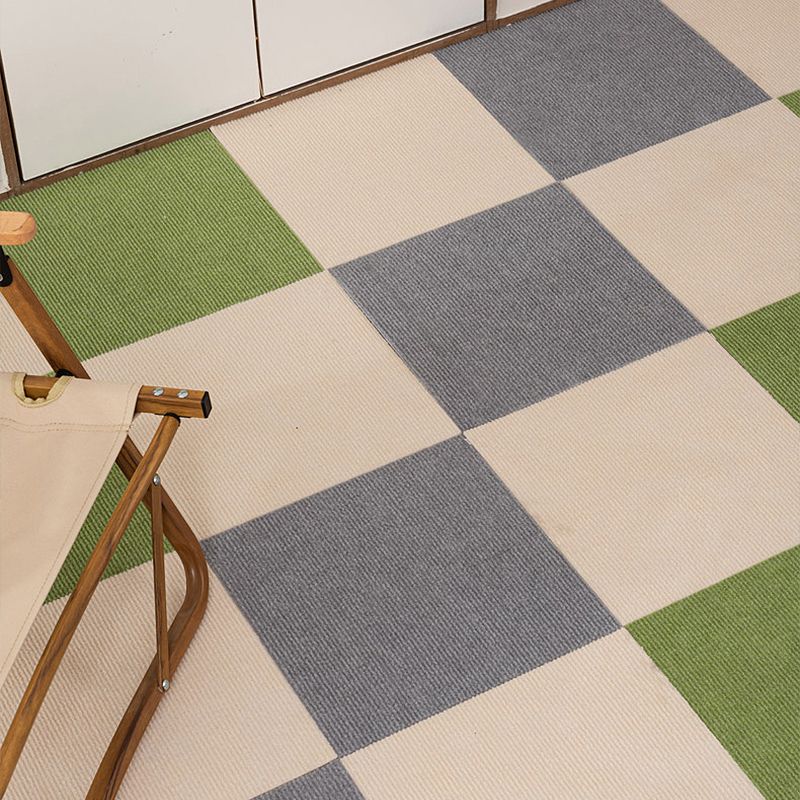 Carpet Tile Fade Resistant Non-Skid Solid Color Self-Stick Carpet Tiles Living Room Clearhalo 'Carpet Tiles & Carpet Squares' 'carpet_tiles_carpet_squares' 'Flooring 'Home Improvement' 'home_improvement' 'home_improvement_carpet_tiles_carpet_squares' Walls and Ceiling' 1200x1200_527d630b-c832-4d0c-93d6-d3e506cf56fd
