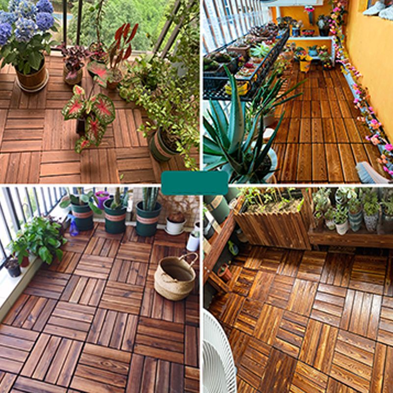 12" X 12" Square Hardwood Flooring Click-Locking Pine Wood Flooring Tiles Clearhalo 'Flooring 'Hardwood Flooring' 'hardwood_flooring' 'Home Improvement' 'home_improvement' 'home_improvement_hardwood_flooring' Walls and Ceiling' 1200x1200_5289b3d3-006f-432f-9fab-2a6af03b6a86