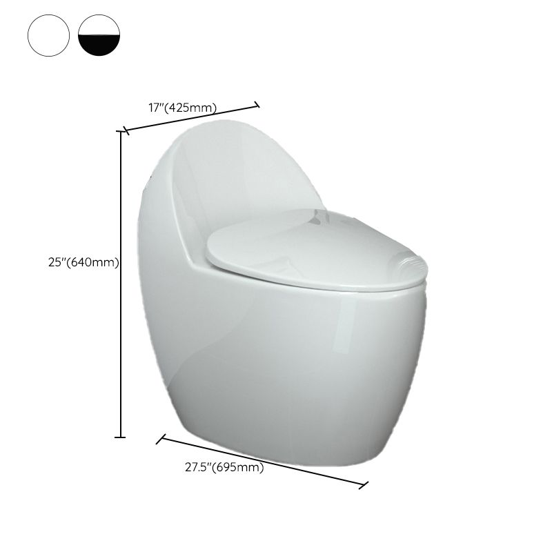Contemporary Siphon Jet Flush Toilet Floor Mounted Urine Toilet for Bathroom Clearhalo 'Bathroom Remodel & Bathroom Fixtures' 'Home Improvement' 'home_improvement' 'home_improvement_toilets' 'Toilets & Bidets' 'Toilets' 1200x1200_52a363d6-15ba-4682-be4d-f7a13d9fcc9b