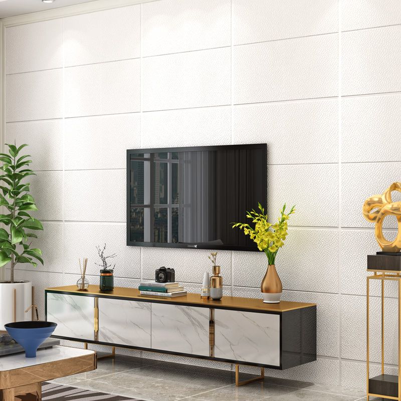Modern Wall Panel Pure Color Peel and Stick Waterproof Wall Ceiling for Living Room Clearhalo 'Flooring 'Home Improvement' 'home_improvement' 'home_improvement_wall_paneling' 'Wall Paneling' 'wall_paneling' 'Walls & Ceilings' Walls and Ceiling' 1200x1200_52b9d19f-3424-4f5d-a731-e829215b4762