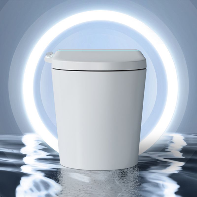 Contemporary Heated Seat Dryer Smart Toilet Elongated White Ceramic Bidet Clearhalo 'Bathroom Remodel & Bathroom Fixtures' 'Bidets' 'Home Improvement' 'home_improvement' 'home_improvement_bidets' 'Toilets & Bidets' 1200x1200_5321e840-9eda-4a28-9453-58023d22f42f