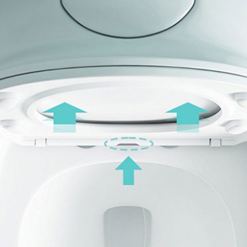 Modern Floor Mount Flush Toilet Ceramic Siphon Jet Urine Toilet with Seat for Bathroom Clearhalo 'Bathroom Remodel & Bathroom Fixtures' 'Home Improvement' 'home_improvement' 'home_improvement_toilets' 'Toilets & Bidets' 'Toilets' 1200x1200_53259f69-144c-42cb-b701-00245b0e49cf