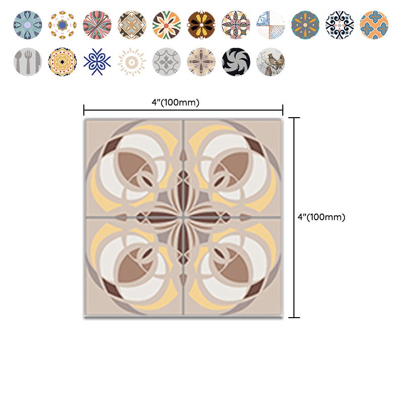 PVC Peel and Stick Backsplash Mosaic Tile Wallpaper with Square Shape Clearhalo 'Flooring 'Home Improvement' 'home_improvement' 'home_improvement_peel_stick_blacksplash' 'Peel & Stick Backsplash Tile' 'peel_stick_blacksplash' 'Walls & Ceilings' Walls and Ceiling' 1200x1200_532fd724-3e13-4059-bcfd-f58f1219046d