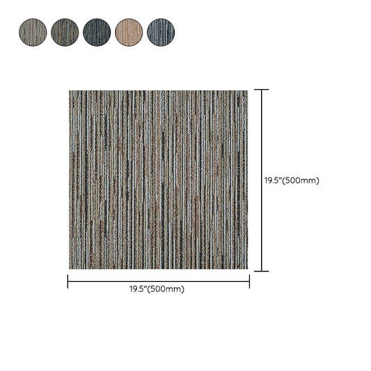 Carpet Tile Non-Skid Fade Resistant Loose Lay Carpet Tile Living Room Clearhalo 'Carpet Tiles & Carpet Squares' 'carpet_tiles_carpet_squares' 'Flooring 'Home Improvement' 'home_improvement' 'home_improvement_carpet_tiles_carpet_squares' Walls and Ceiling' 1200x1200_53318e6d-9b04-45cc-9803-b81c8e9a5898