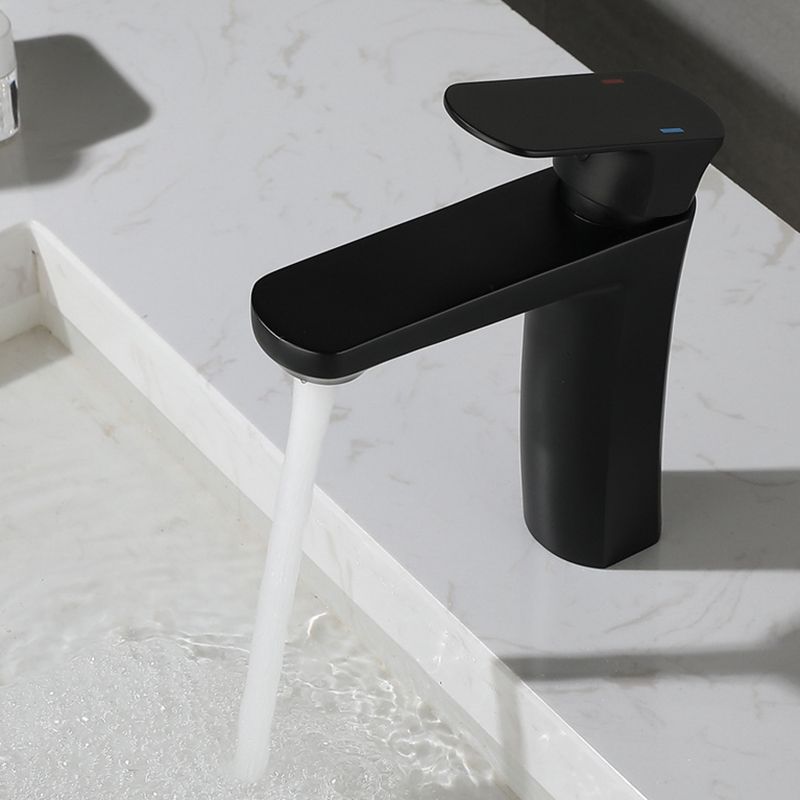 Square 1-Handle Bathroom Faucet 1 Hole Vessel Sink Bathroom Faucet Clearhalo 'Bathroom Remodel & Bathroom Fixtures' 'Bathroom Sink Faucets' 'Bathroom Sinks & Faucet Components' 'bathroom_sink_faucets' 'Home Improvement' 'home_improvement' 'home_improvement_bathroom_sink_faucets' 1200x1200_53444b81-6038-462a-a2e4-a4354419f495