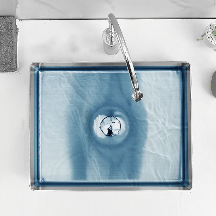 Modern Style Bathroom Sink Stainless Steel Noise-cancelling Design Bathroom Sink Clearhalo 'Bathroom Remodel & Bathroom Fixtures' 'Bathroom Sinks & Faucet Components' 'Bathroom Sinks' 'bathroom_sink' 'Home Improvement' 'home_improvement' 'home_improvement_bathroom_sink' 1200x1200_534f6b0c-4361-4e8a-b444-45044ada25df