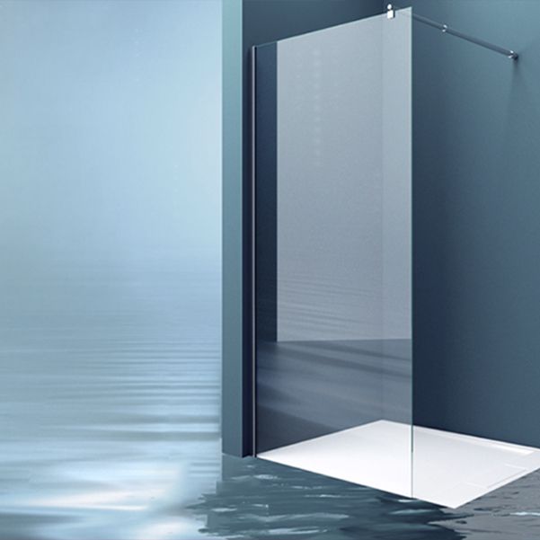 Single Fixed Transparent Fixed Glass Panel Frameless Fixed Glass Panel Clearhalo 'Bathroom Remodel & Bathroom Fixtures' 'Home Improvement' 'home_improvement' 'home_improvement_shower_tub_doors' 'Shower and Tub Doors' 'shower_tub_doors' 'Showers & Bathtubs' 1200x1200_535141dc-06ae-40e2-a58f-8117f8ac8f84