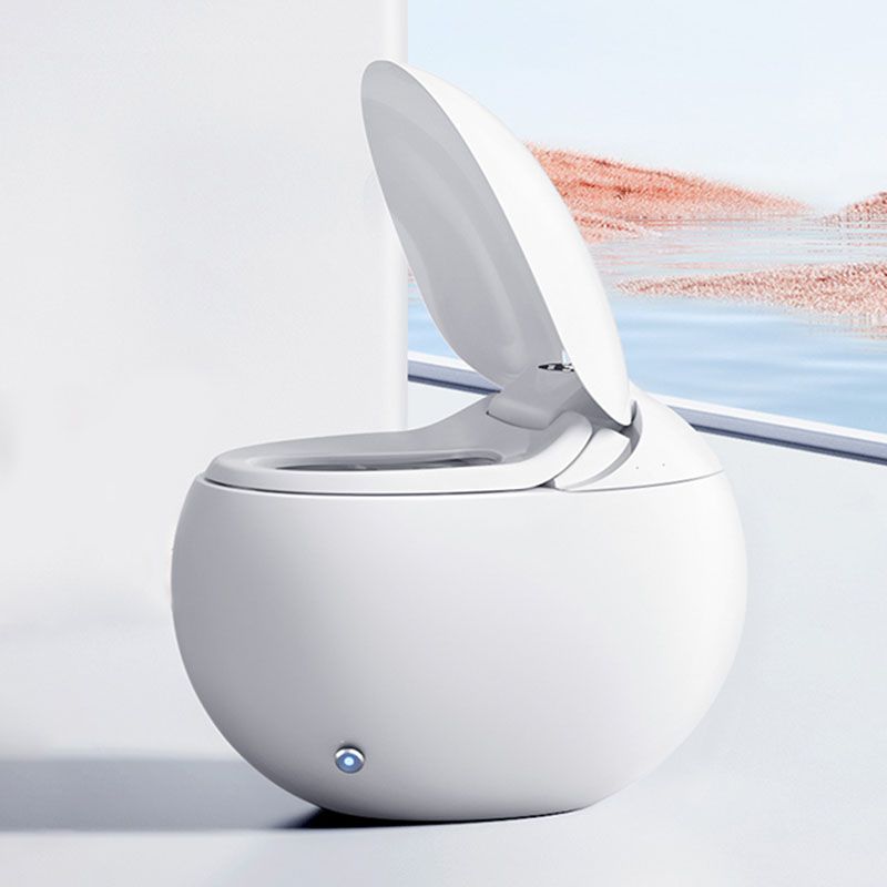 21.25" H Electronic Toilet Elongated Floor Mount Bidet in White Clearhalo 'Bathroom Remodel & Bathroom Fixtures' 'Bidets' 'Home Improvement' 'home_improvement' 'home_improvement_bidets' 'Toilets & Bidets' 1200x1200_5356de87-ffdd-46f7-9835-8ce1b67426cc