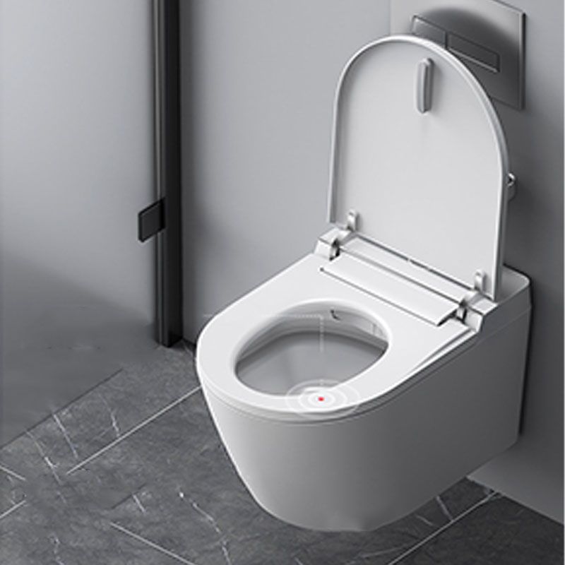Elongated Toilet Wall Hung 1-Piece Automatic UV Sterilization Toilet with Concealed Tank Clearhalo 'Bathroom Remodel & Bathroom Fixtures' 'Home Improvement' 'home_improvement' 'home_improvement_toilets' 'Toilets & Bidets' 'Toilets' 1200x1200_53685ddb-09dc-4e4e-aee5-29db59d61f61