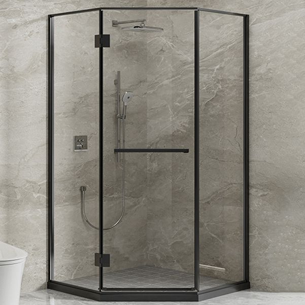Semi Frameless Tempered Glass Shower Door Hinged Shower Door Clearhalo 'Bathroom Remodel & Bathroom Fixtures' 'Home Improvement' 'home_improvement' 'home_improvement_shower_tub_doors' 'Shower and Tub Doors' 'shower_tub_doors' 'Showers & Bathtubs' 1200x1200_5379f291-4c17-4976-89f1-05453cf08fbf