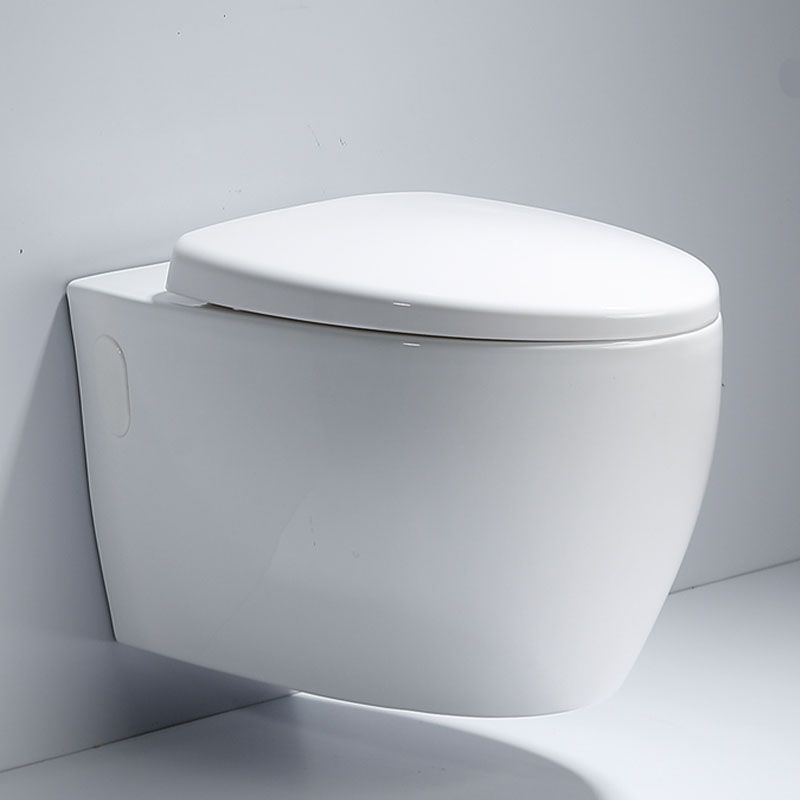 Wall-mounted Toilet Household In-wall Hidden Tank Soft-Close Seat Toilet Clearhalo 'Bathroom Remodel & Bathroom Fixtures' 'Home Improvement' 'home_improvement' 'home_improvement_toilets' 'Toilets & Bidets' 'Toilets' 1200x1200_538a7bba-1a22-4d6a-aea7-cd2ca935093a