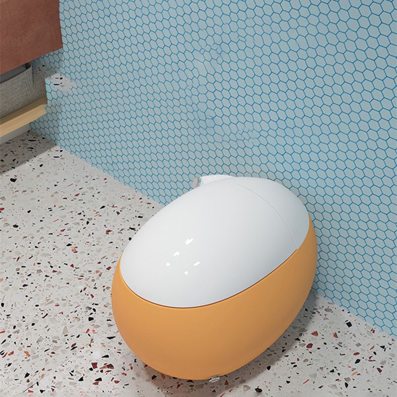 Round Ceramic Floor Mount Bidet Antimicrobial Floor Standing Bidet Clearhalo 'Bathroom Remodel & Bathroom Fixtures' 'Bidets' 'Home Improvement' 'home_improvement' 'home_improvement_bidets' 'Toilets & Bidets' 1200x1200_53b1de40-ff7f-4eac-b056-cb801625ea0a