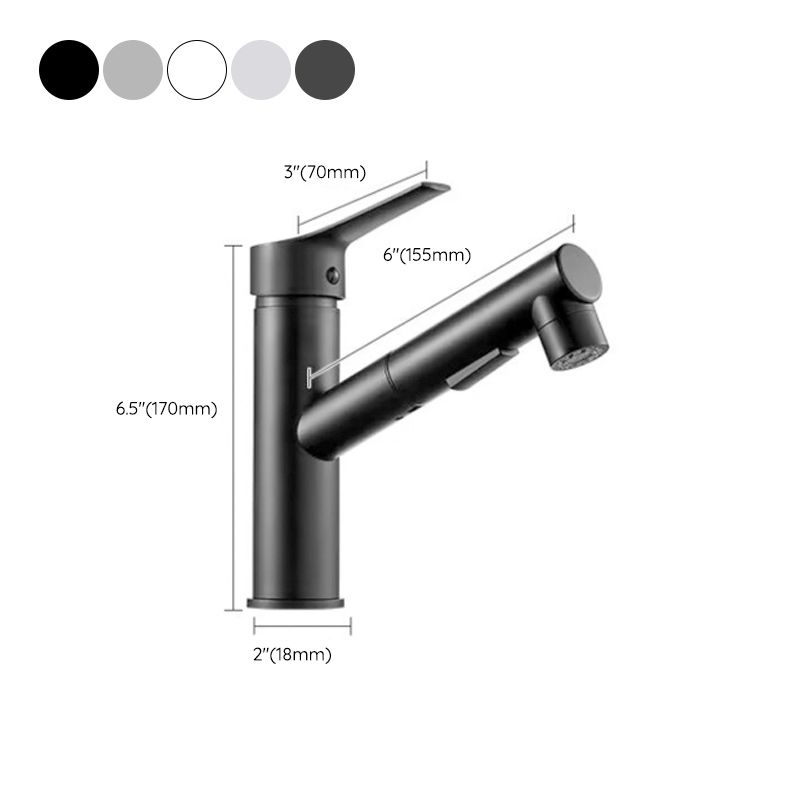 Bathroom Vessel Faucet Lever Handle 1 Hole Vessel Sink Faucet Clearhalo 'Bathroom Remodel & Bathroom Fixtures' 'Bathroom Sink Faucets' 'Bathroom Sinks & Faucet Components' 'bathroom_sink_faucets' 'Home Improvement' 'home_improvement' 'home_improvement_bathroom_sink_faucets' 1200x1200_53ccd3b9-2d23-4fb2-9dd2-2ed869bbf7b7