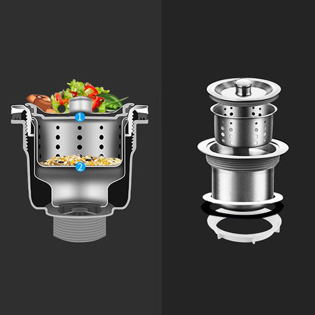 Rectangle 2 Holes Kitchen Sink Stainless Steel Double Basin Sink Clearhalo 'Home Improvement' 'home_improvement' 'home_improvement_kitchen_sinks' 'Kitchen Remodel & Kitchen Fixtures' 'Kitchen Sinks & Faucet Components' 'Kitchen Sinks' 'kitchen_sinks' 1200x1200_53ce7766-7bff-4514-a310-38e159cd4883