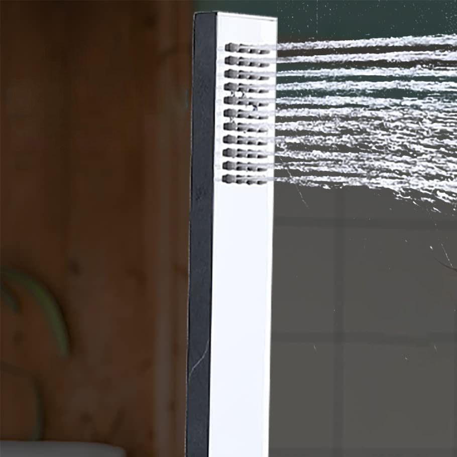 Shower System Ceiling Mounted Massage Jets Square Rain Shower Head Shower Trim Clearhalo 'Bathroom Remodel & Bathroom Fixtures' 'Home Improvement' 'home_improvement' 'home_improvement_shower_faucets' 'Shower Faucets & Systems' 'shower_faucets' 'Showers & Bathtubs Plumbing' 'Showers & Bathtubs' 1200x1200_53dcab0c-ff41-41bf-aaf2-a548b356154f