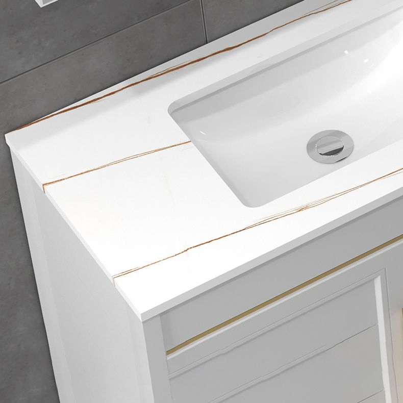 Glam Single Sink Vanity Wall Mount Metal Base Rectangular Bath Vanity Clearhalo 'Bathroom Remodel & Bathroom Fixtures' 'Bathroom Vanities' 'bathroom_vanities' 'Home Improvement' 'home_improvement' 'home_improvement_bathroom_vanities' 1200x1200_53fe660c-1836-4cf0-9a97-d834fac95fbc