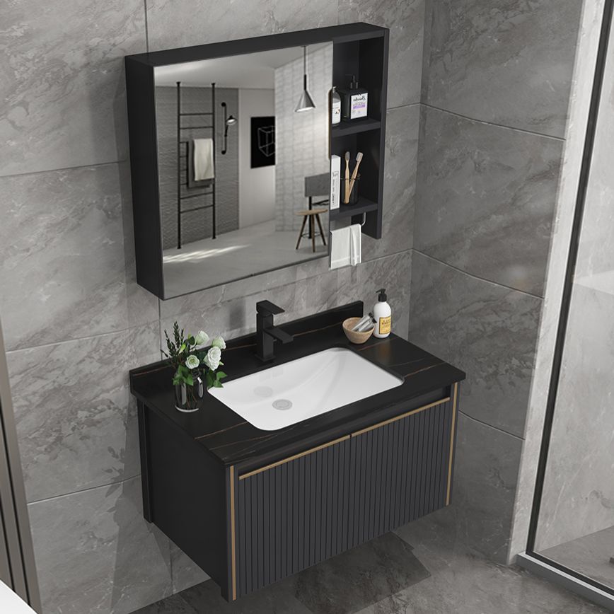 Modern Wall Mount Bathroom Vanity Set Stone Faucet Included Bathroom Vanity Clearhalo 'Bathroom Remodel & Bathroom Fixtures' 'Bathroom Vanities' 'bathroom_vanities' 'Home Improvement' 'home_improvement' 'home_improvement_bathroom_vanities' 1200x1200_544e7896-1e3a-4f83-bace-b38167d8c7e2