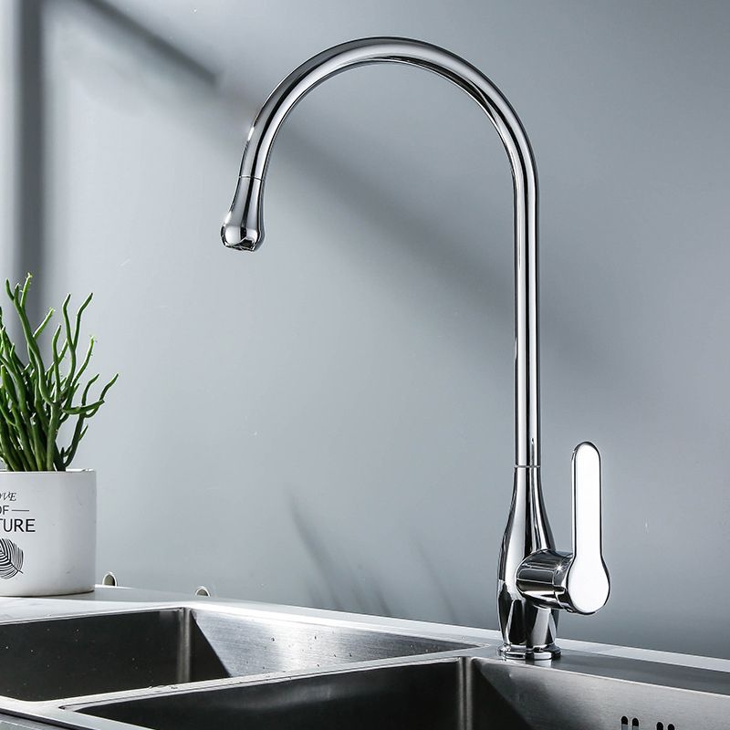 Modern 1-Handle Faucets with Water Dispenser Standard Kitchen Faucets Clearhalo 'Home Improvement' 'home_improvement' 'home_improvement_kitchen_faucets' 'Kitchen Faucets' 'Kitchen Remodel & Kitchen Fixtures' 'Kitchen Sinks & Faucet Components' 'kitchen_faucets' 1200x1200_5450800d-eb3b-48be-ac9c-48e09581ca57