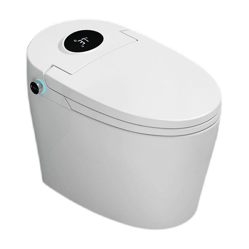 20.8" H White Electronic Toilet Elongated Floor Mount Bidet with Heated Seat Clearhalo 'Bathroom Remodel & Bathroom Fixtures' 'Bidets' 'Home Improvement' 'home_improvement' 'home_improvement_bidets' 'Toilets & Bidets' 1200x1200_546039f3-69a8-447f-b69d-205d8c97bdcb