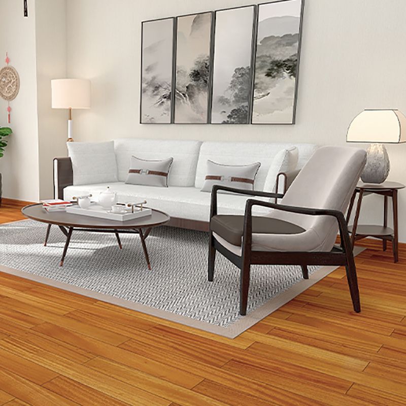 Traditional Flooring Tiles Wire Brushed Solid Wood Flooring with Click Lock Clearhalo 'Flooring 'Hardwood Flooring' 'hardwood_flooring' 'Home Improvement' 'home_improvement' 'home_improvement_hardwood_flooring' Walls and Ceiling' 1200x1200_54733d3d-caef-4873-84fd-1a83952fbe25