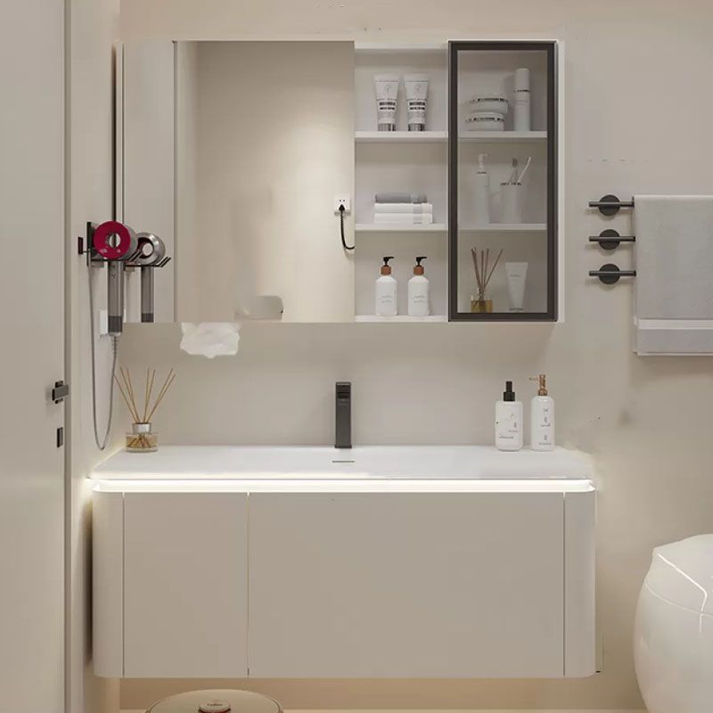 Wall Mounted Standard White Single-Sink Open Console with Sink Set Clearhalo 'Bathroom Remodel & Bathroom Fixtures' 'Bathroom Vanities' 'bathroom_vanities' 'Home Improvement' 'home_improvement' 'home_improvement_bathroom_vanities' 1200x1200_547e3c65-956a-4dff-9ddf-5401f30b739c