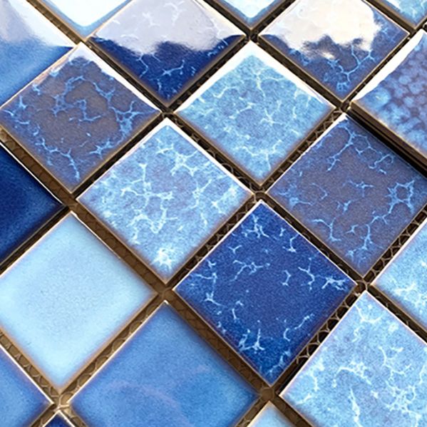 Grid Mosaic Sheet Wall Mixed Material Square Glazed Pressed Floor Tile Clearhalo 'Floor Tiles & Wall Tiles' 'floor_tiles_wall_tiles' 'Flooring 'Home Improvement' 'home_improvement' 'home_improvement_floor_tiles_wall_tiles' Walls and Ceiling' 1200x1200_548b955c-08cf-4d53-8756-bddf778d2018