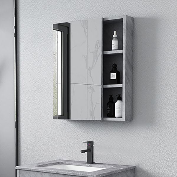 Contemporary Sink Vanity Mirror Cabinet Wall Mount Vanity Cabinet with Storage Shelving Clearhalo 'Bathroom Remodel & Bathroom Fixtures' 'Bathroom Vanities' 'bathroom_vanities' 'Home Improvement' 'home_improvement' 'home_improvement_bathroom_vanities' 1200x1200_5490dbf9-27a1-48c1-b3a3-5dccd2fa8def