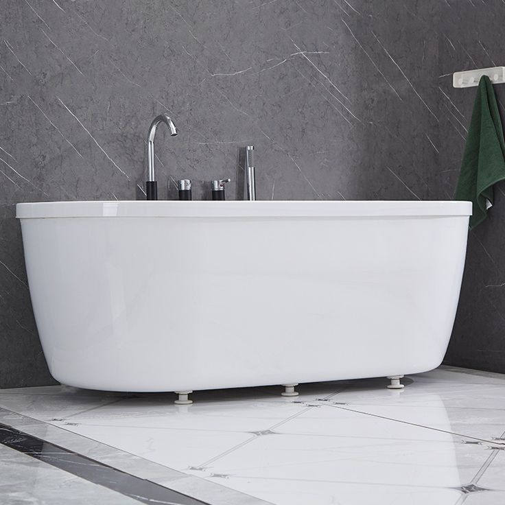 Modern Oval Center Bath Acrylic Freestanding Soaking White Bathtub Clearhalo 'Bathroom Remodel & Bathroom Fixtures' 'Bathtubs' 'Home Improvement' 'home_improvement' 'home_improvement_bathtubs' 'Showers & Bathtubs' 1200x1200_54917d44-e164-45b5-8694-5e4daaa24953