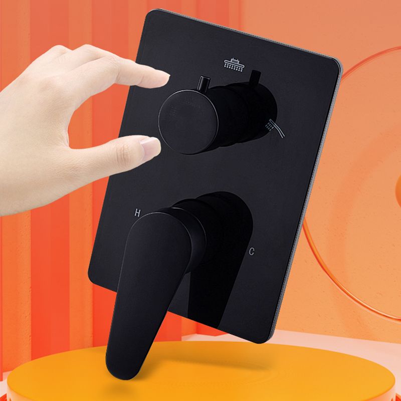 Modern Style Shower System Spot Resist Copper Wall Mounted Shower System Clearhalo 'Bathroom Remodel & Bathroom Fixtures' 'Home Improvement' 'home_improvement' 'home_improvement_shower_faucets' 'Shower Faucets & Systems' 'shower_faucets' 'Showers & Bathtubs Plumbing' 'Showers & Bathtubs' 1200x1200_54a0d410-7e55-4a02-9e3d-659200e0420d