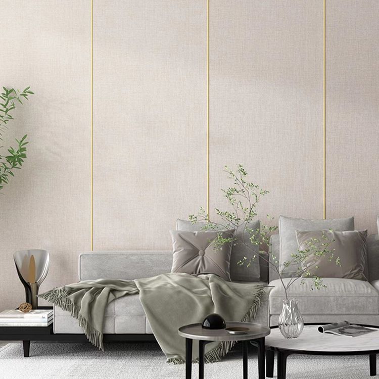 Contemporary Style Wall Panel Linen Living Room Peel and Stick Wall Paneling Clearhalo 'Flooring 'Home Improvement' 'home_improvement' 'home_improvement_wall_paneling' 'Wall Paneling' 'wall_paneling' 'Walls & Ceilings' Walls and Ceiling' 1200x1200_54a18684-4b49-4595-9dc6-2f343cbac7a6