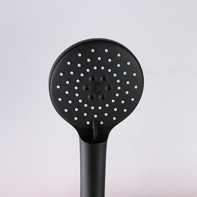 Modern Shower System Black Round Head Wall Mounted Shower Trim Clearhalo 'Bathroom Remodel & Bathroom Fixtures' 'Home Improvement' 'home_improvement' 'home_improvement_shower_faucets' 'Shower Faucets & Systems' 'shower_faucets' 'Showers & Bathtubs Plumbing' 'Showers & Bathtubs' 1200x1200_54a7f6eb-9857-4753-908f-3655f484fdfa