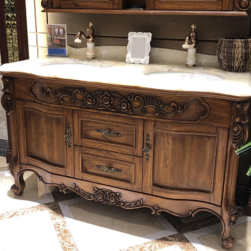 Traditional Bathroom Vanity Solid Wood Mirror Included Bathroom Vanity Cabinet Clearhalo 'Bathroom Remodel & Bathroom Fixtures' 'Bathroom Vanities' 'bathroom_vanities' 'Home Improvement' 'home_improvement' 'home_improvement_bathroom_vanities' 1200x1200_54beba03-0c66-4cf8-982c-5d0c960e5e32