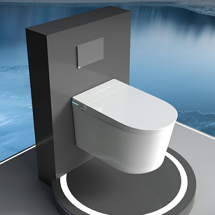 Modern White Stain Resistant Wall Mounted Bidet with Temperature Control Clearhalo 'Bathroom Remodel & Bathroom Fixtures' 'Bidets' 'Home Improvement' 'home_improvement' 'home_improvement_bidets' 'Toilets & Bidets' 1200x1200_54cff441-35cc-4a8d-9a16-ef996ec45e84