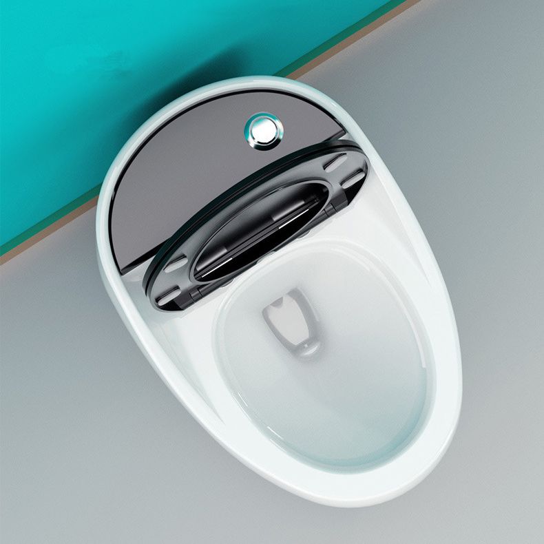 1-Piece Round Flush Toilet 0.8/1.28 GPF Ceramic Toilet Bowl for Bathroom Clearhalo 'Bathroom Remodel & Bathroom Fixtures' 'Home Improvement' 'home_improvement' 'home_improvement_toilets' 'Toilets & Bidets' 'Toilets' 1200x1200_54ebb219-a678-4c06-9d49-90361ca45c4b