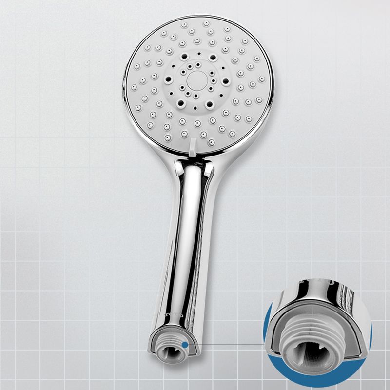 Contemporary Shower Head Round Handheld Shower Head in Bathroom Clearhalo 'Bathroom Remodel & Bathroom Fixtures' 'Home Improvement' 'home_improvement' 'home_improvement_shower_heads' 'Shower Heads' 'shower_heads' 'Showers & Bathtubs Plumbing' 'Showers & Bathtubs' 1200x1200_550421eb-5bb2-4866-bd89-e9e7b7748e9e