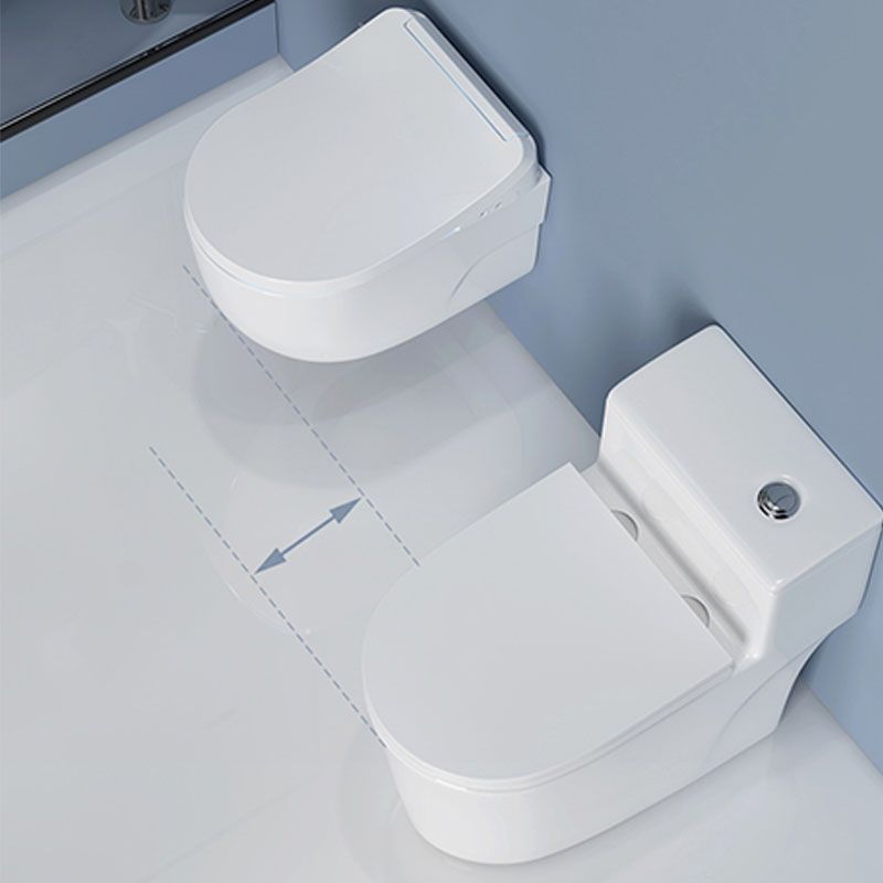 Contemporary Elongated Ceramic Warm Air Dryer Smart Bidet in White Clearhalo 'Bathroom Remodel & Bathroom Fixtures' 'Bidets' 'Home Improvement' 'home_improvement' 'home_improvement_bidets' 'Toilets & Bidets' 1200x1200_55168761-1a33-4318-acac-a77444dfaf54