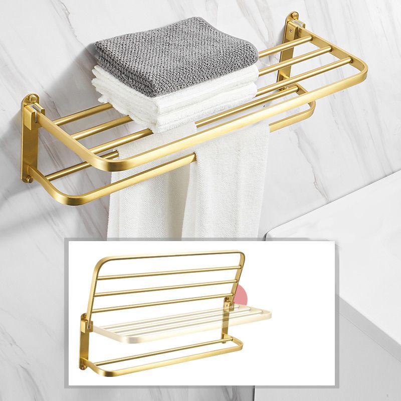 Modern Bathroom Hardware Paper Holder Bath Shelf Gold Bathroom Accessory Kit Clearhalo 'Bathroom Hardware Sets' 'Bathroom Hardware' 'Bathroom Remodel & Bathroom Fixtures' 'bathroom_hardware_sets' 'Home Improvement' 'home_improvement' 'home_improvement_bathroom_hardware_sets' 1200x1200_551abf74-8256-4486-9ffc-05f2043f65ed