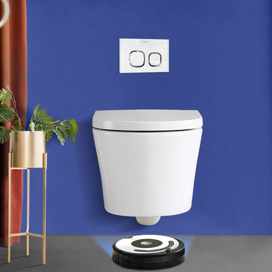 Modern White Ceramic Flush Toilet Wall Mount Urine Toilet with Seat for Bathroom Clearhalo 'Bathroom Remodel & Bathroom Fixtures' 'Home Improvement' 'home_improvement' 'home_improvement_toilets' 'Toilets & Bidets' 'Toilets' 1200x1200_552f62d9-afe2-4601-8895-8319fdee2b44